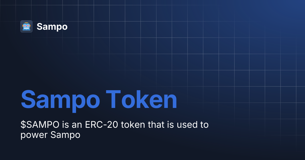 Sampo Token | Sampo